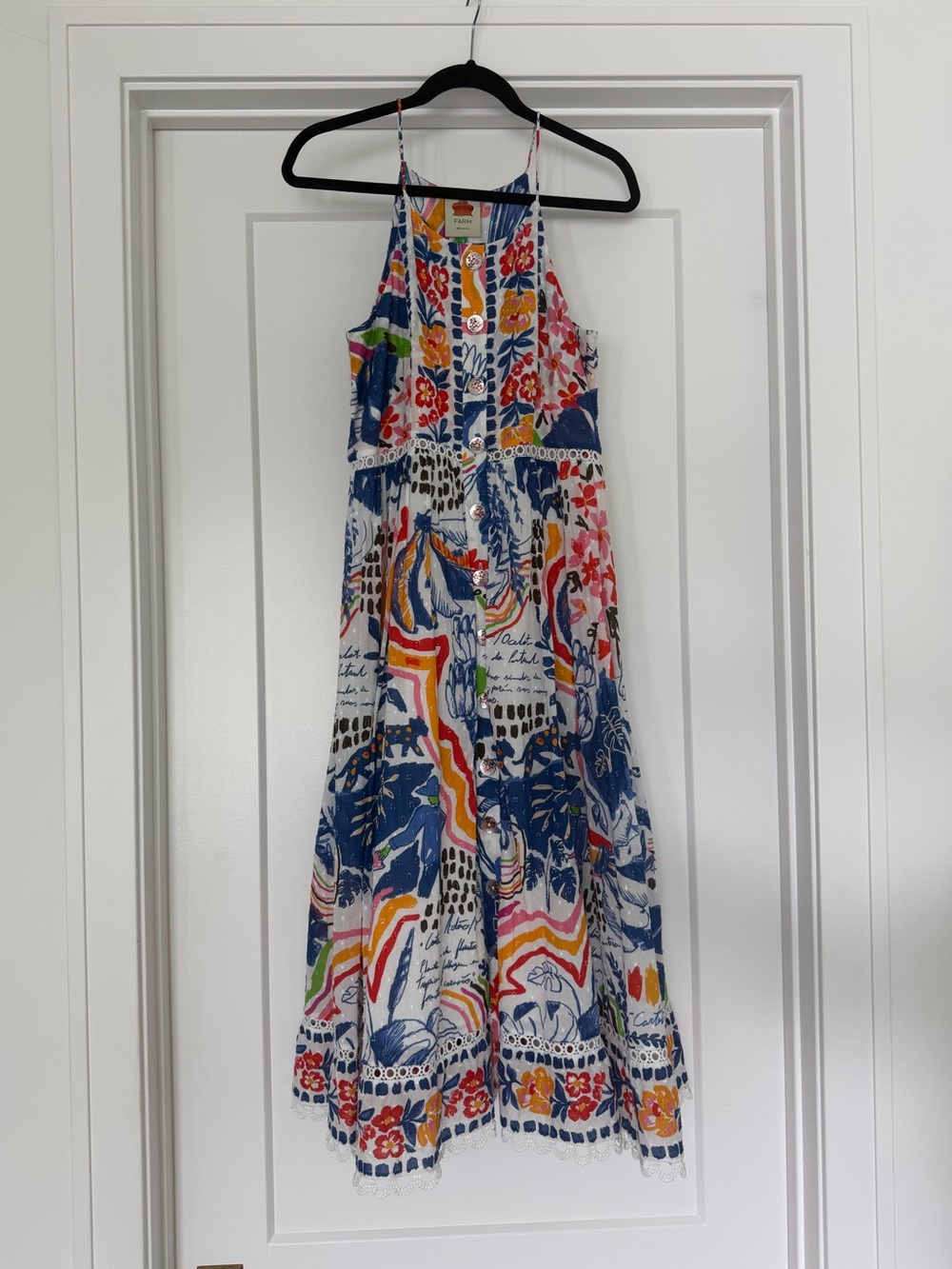 FARM Rio Multicolor Wild Brazil Midi Dress - Picture 2 of 10